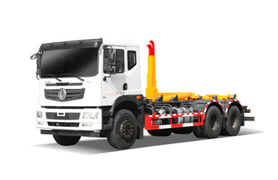 东风华神后双桥车厢可卸式垃圾车